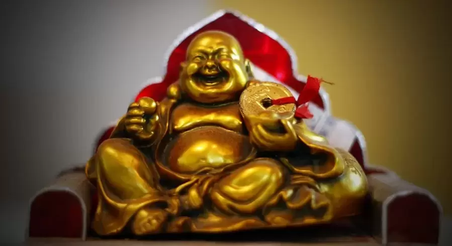 talisman se smíchem Buddha
